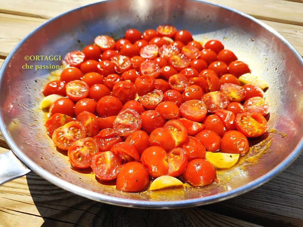 sugar-free light pan-fried cherry tomatoes