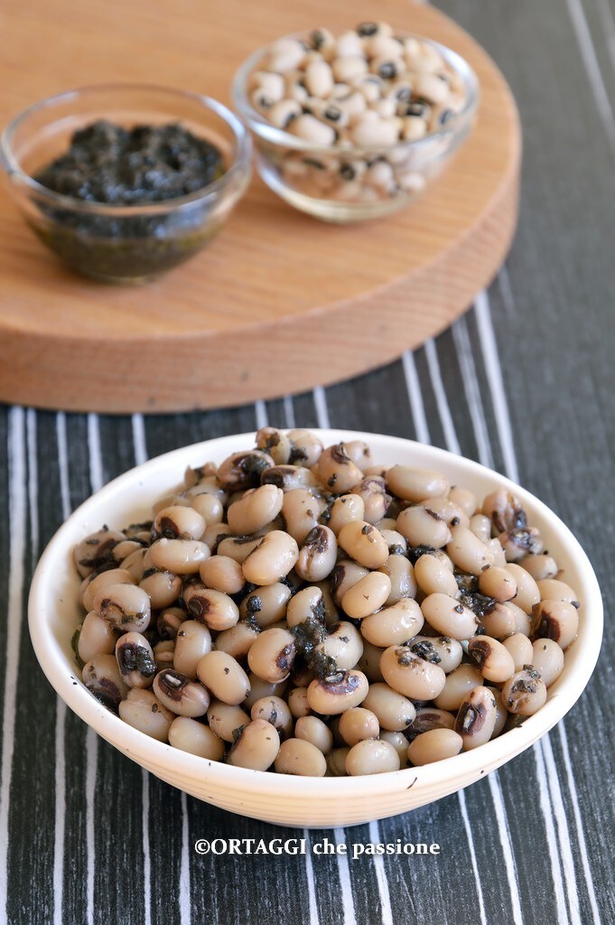beans with truffle - truffle sauce and legumes