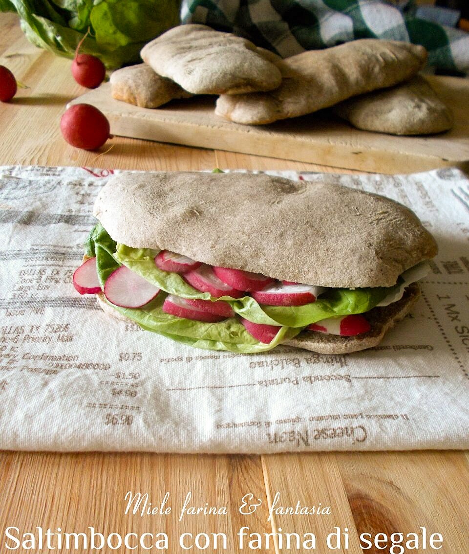 Soft Saltimbocca with Rye Flour