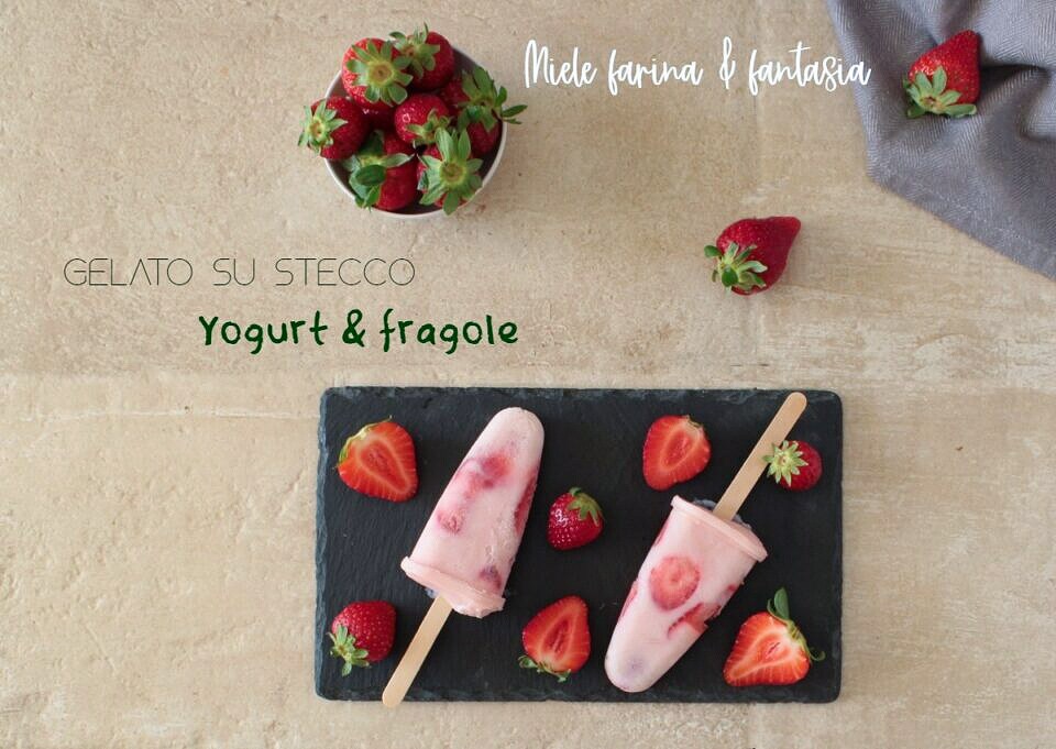 Strawberry Yogurt Popsicles