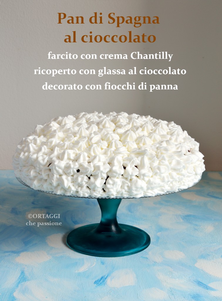 Chocolate Sponge Cake with Cream Filling