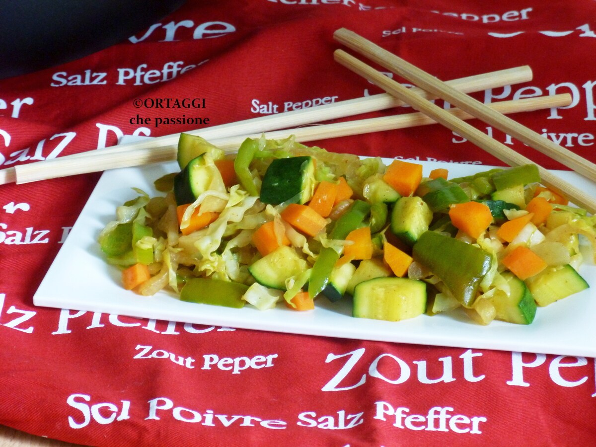Stir-Fried Vegetables with Soy Sauce