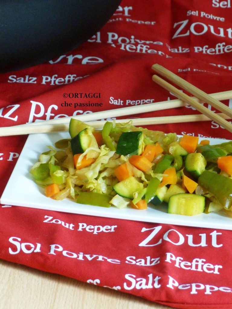 stir-fried vegetables with soy sauce