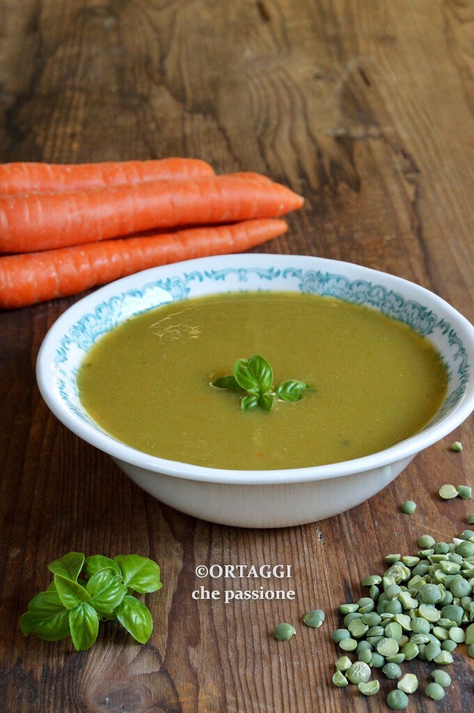 pea and carrot soup without potatoes
