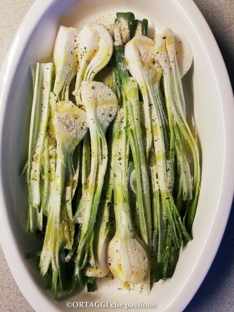easy baked scallions