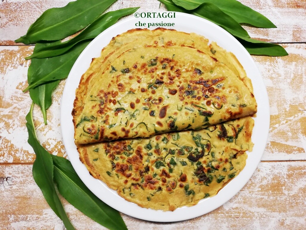Crepes with Wild Garlic