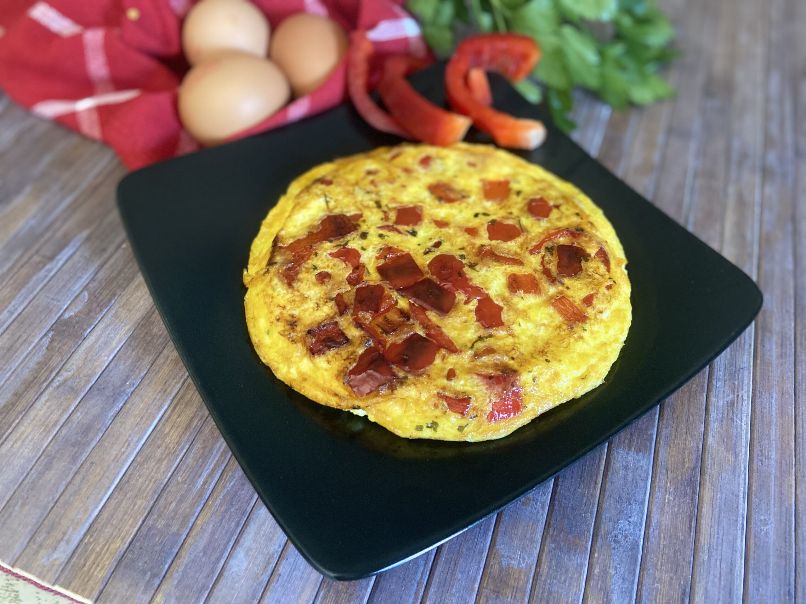 Bell Pepper Omelette