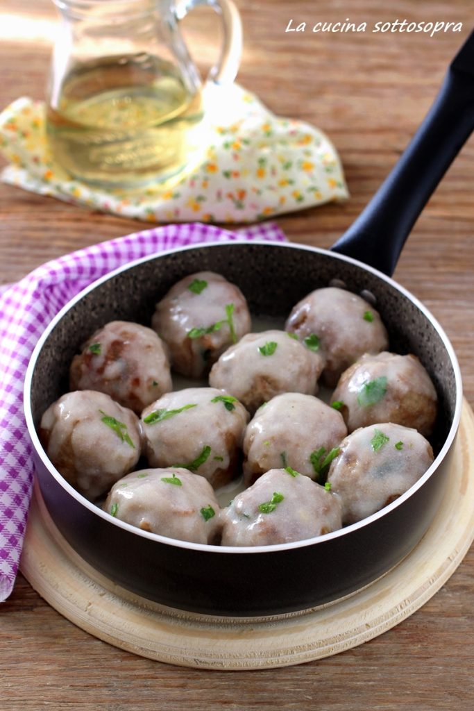 meatballs with white wine