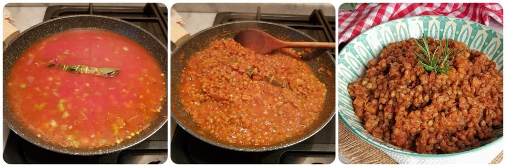 stewed lentils