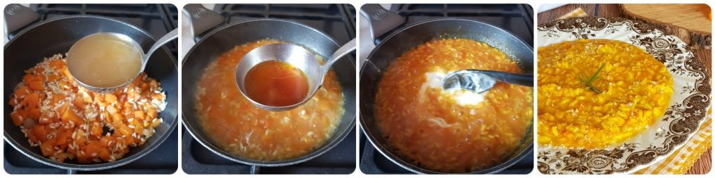 risotto preparation