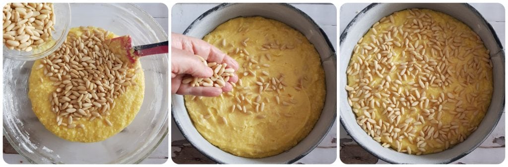 ligurian pine nut cake