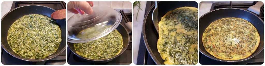 agretti omelette