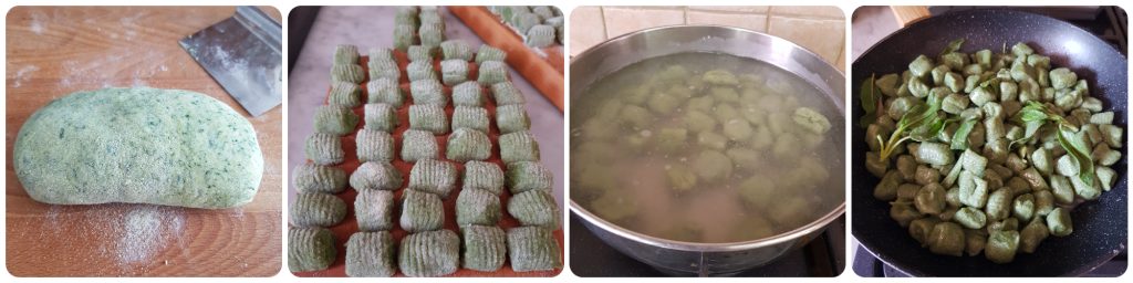 potato and borage gnocchi