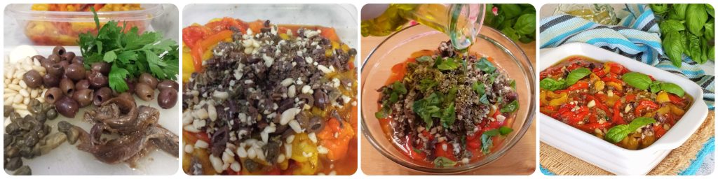 savory roasted peppers