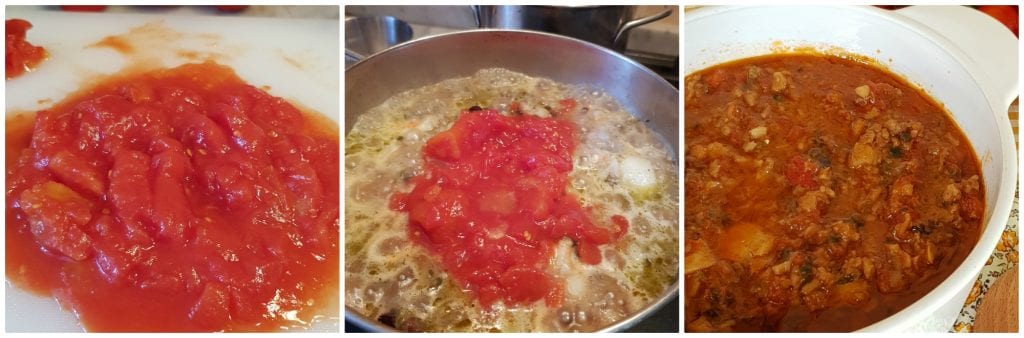 spaghetti alla chitarra with cod sauce