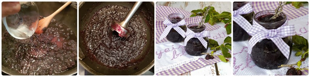 black mulberry jam