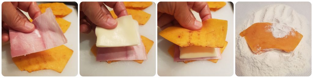 oven-baked pumpkin cordon bleu