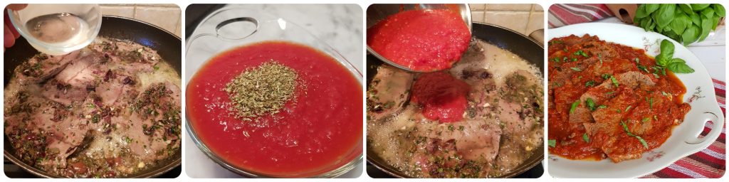 two-in-one pizzaiola meat