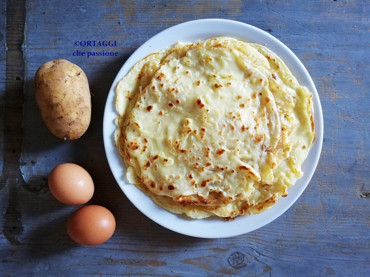SUPER Potato Crepes without Milk