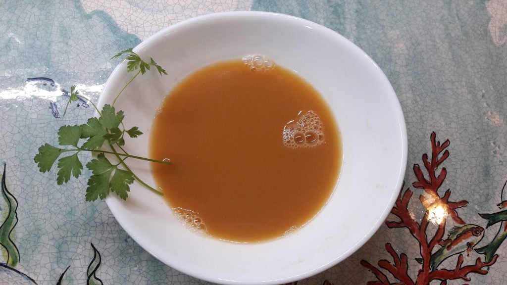 Shrimp stock recycling recipe