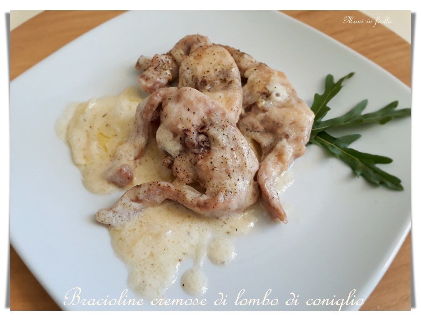 Creamy Rabbit Loin Cutlets