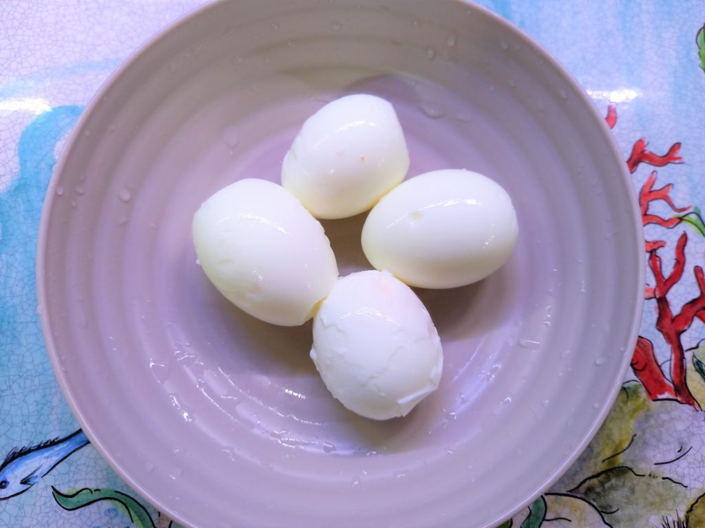 boiled eggs