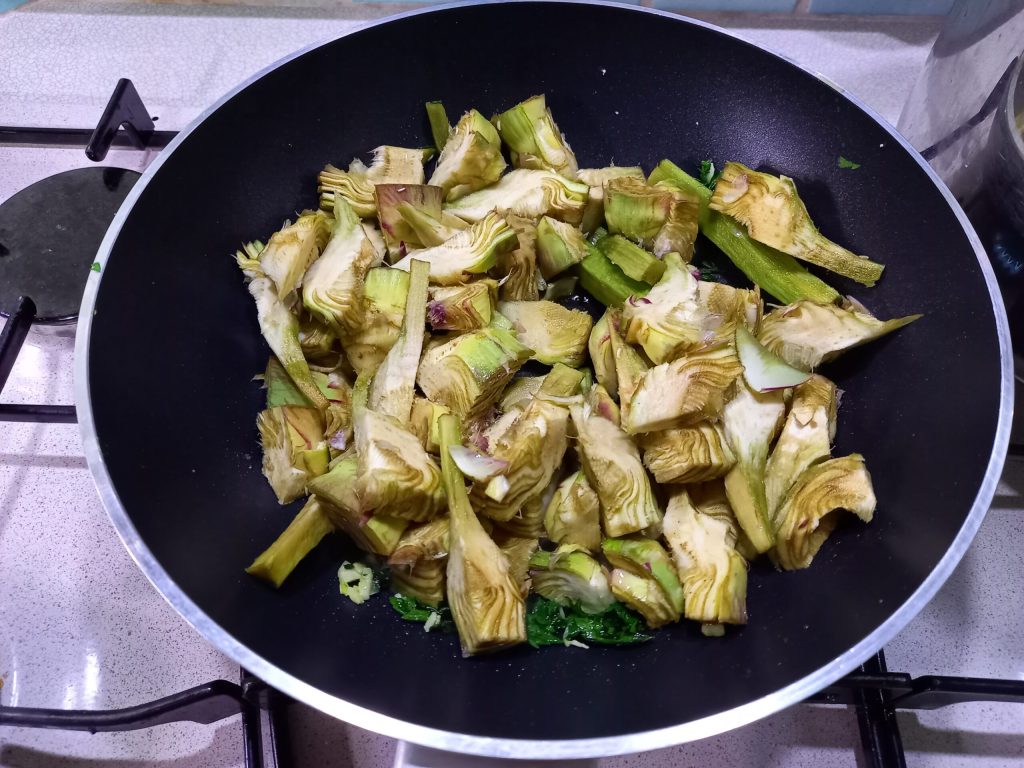 Sautéed Artichokes also Bimby recipe