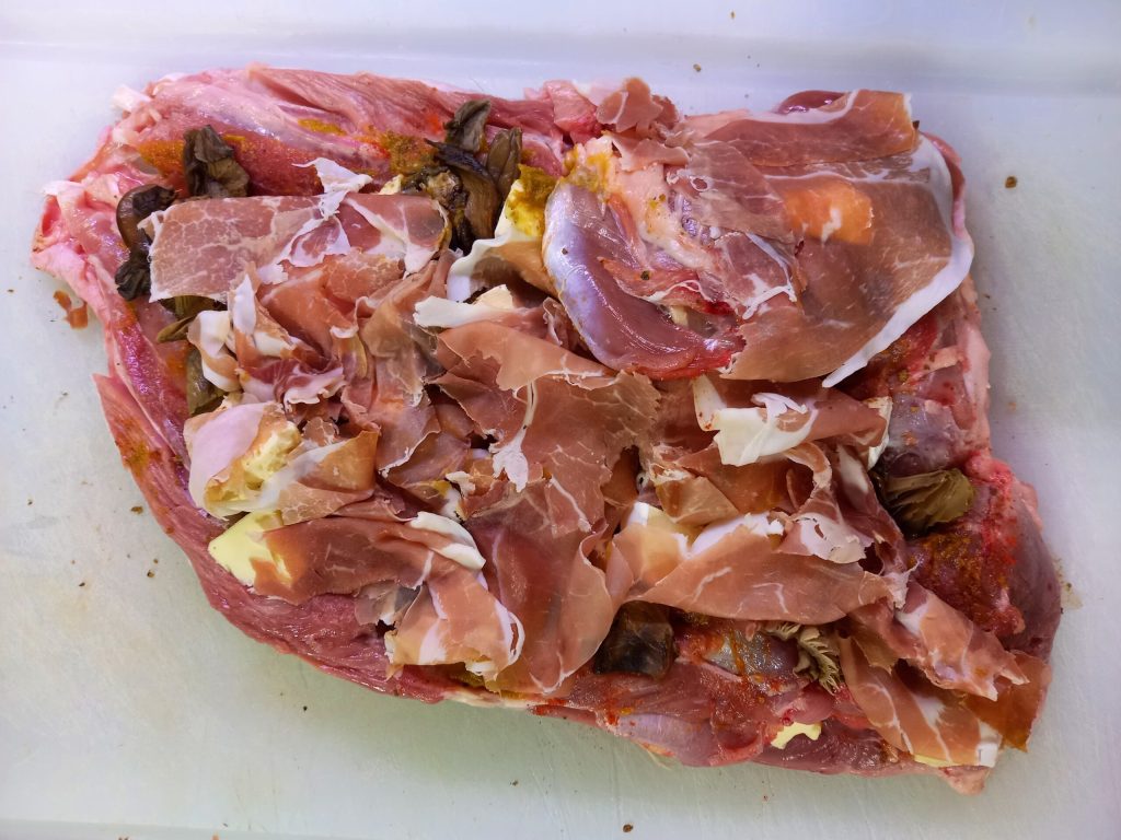 Stuffed and Baked Turkey Thigh