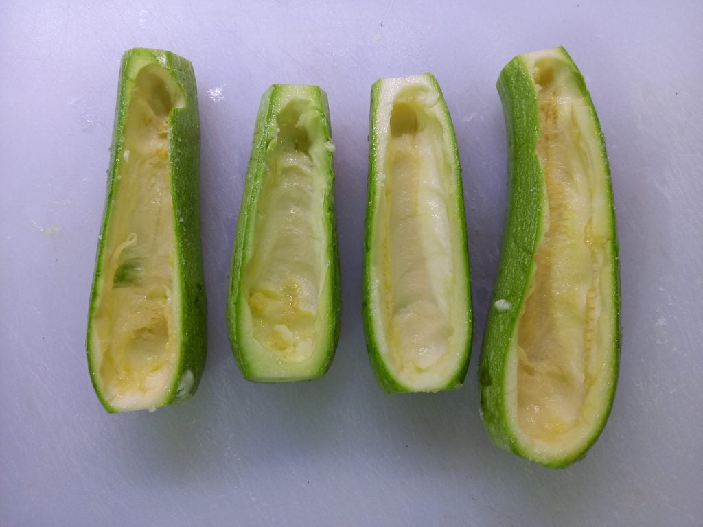 Zucchini Stuffed with Ricotta and Cherry Tomatoes