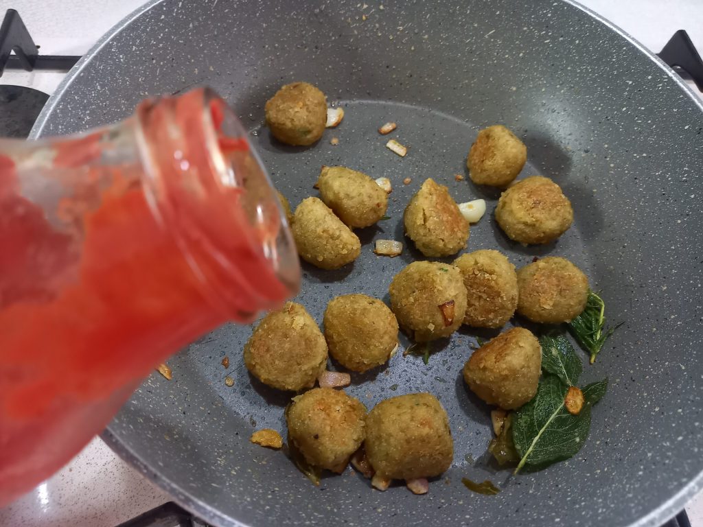 Lentil Meatballs with Sicilian Tomato Sauce