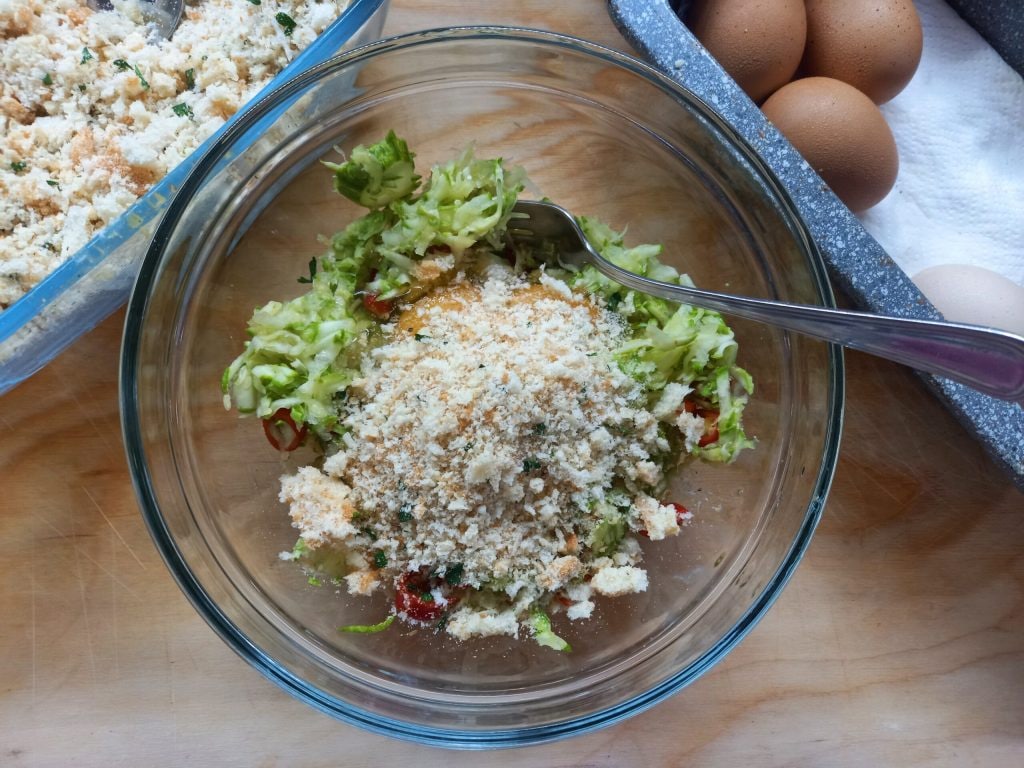 Zucchini and Red Pepper Burgers