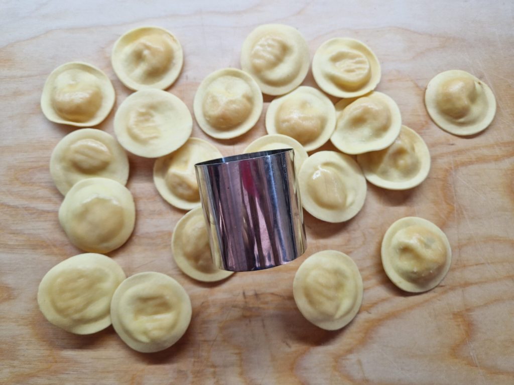 Pumpkin and Ricotta Ravioli with Rosemary