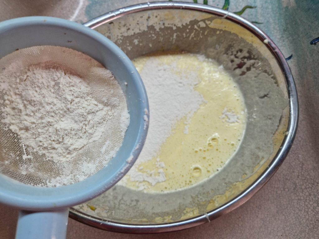 sifted flour