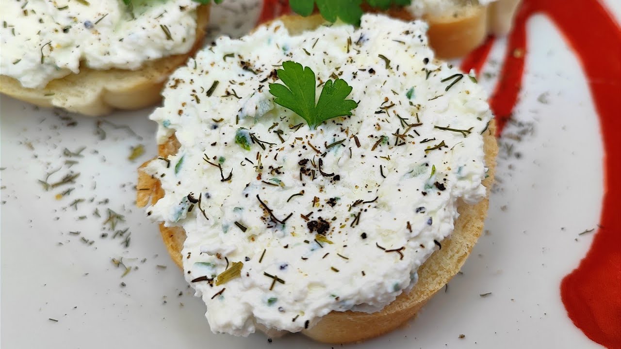 homemade spreadable cheese cream