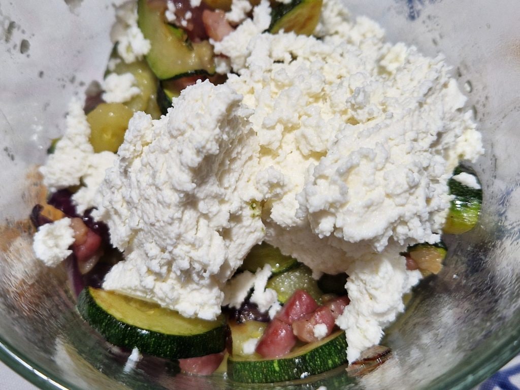 Farfalle with Zucchini Cream and Crispy Guanciale