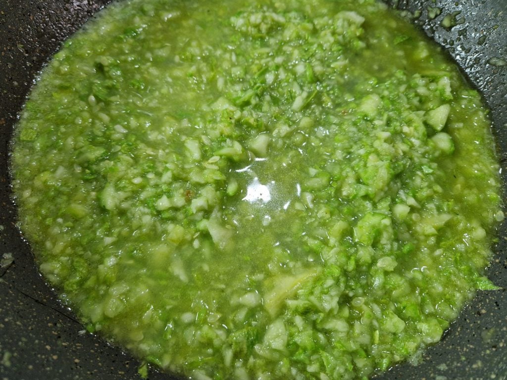 ricotta and zucchini cream