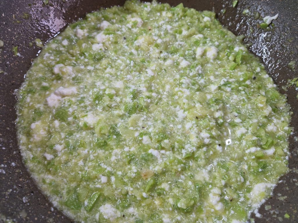 ricotta and zucchini cream