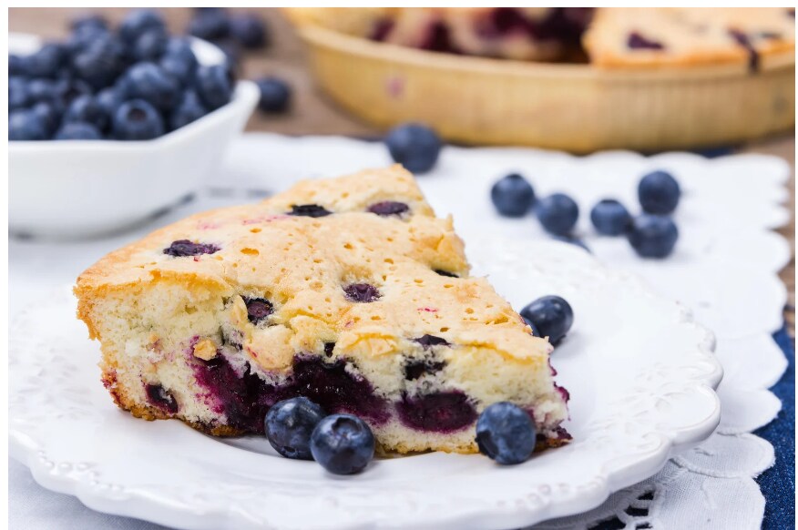 BLUEBERRY TART WITH FRANGIPANE CREAM
