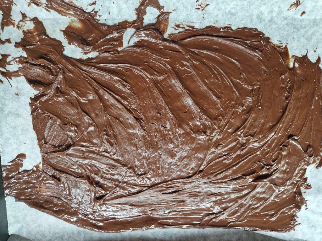 dark chocolate wafer