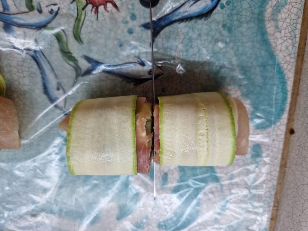 Prosciutto and Zucchini Rolls