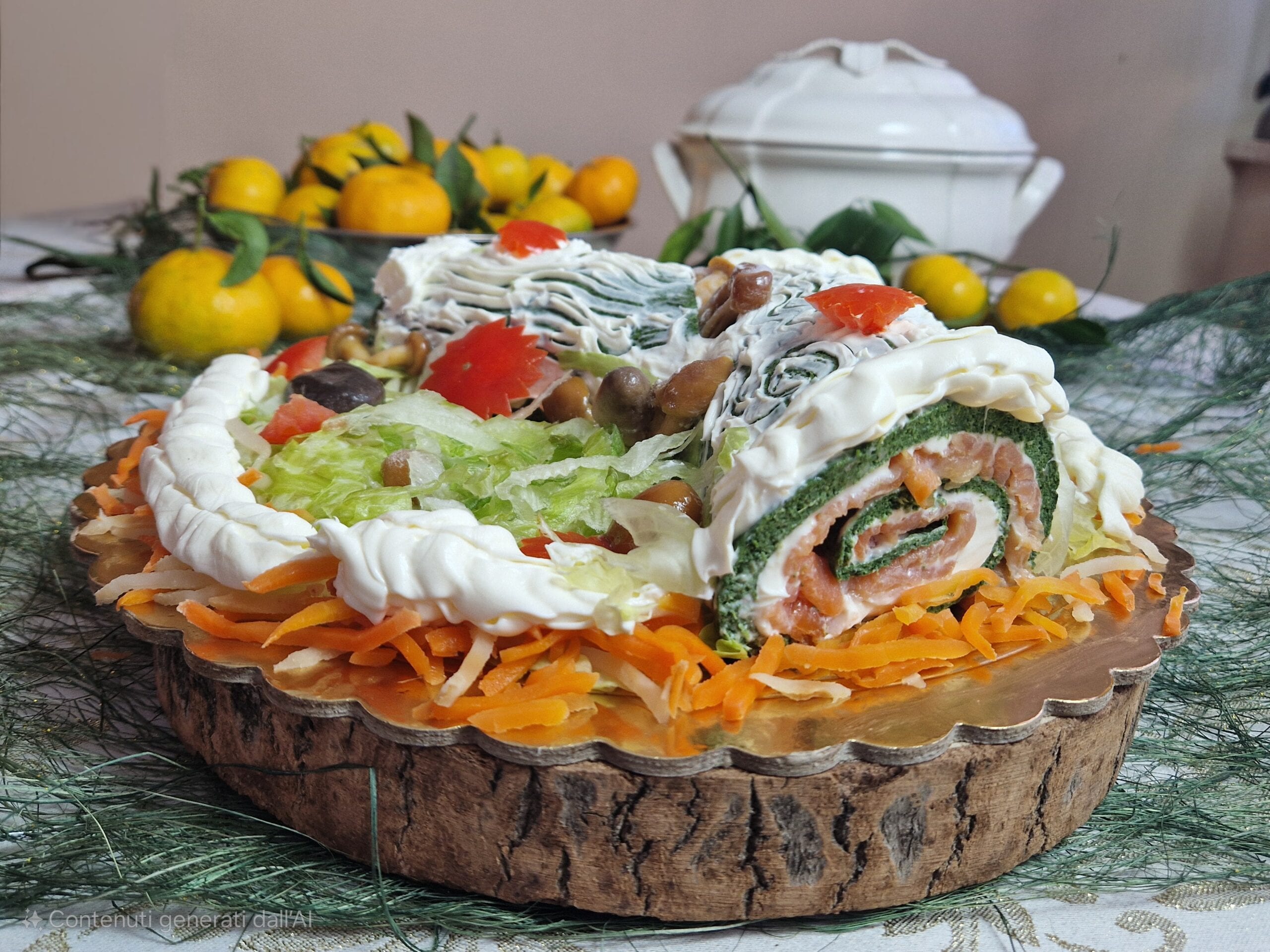 The Savory Easter Log