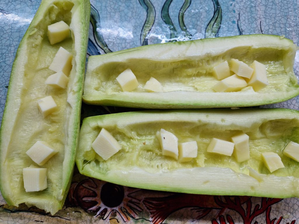 Stuffed Zucchini in Air Fryer