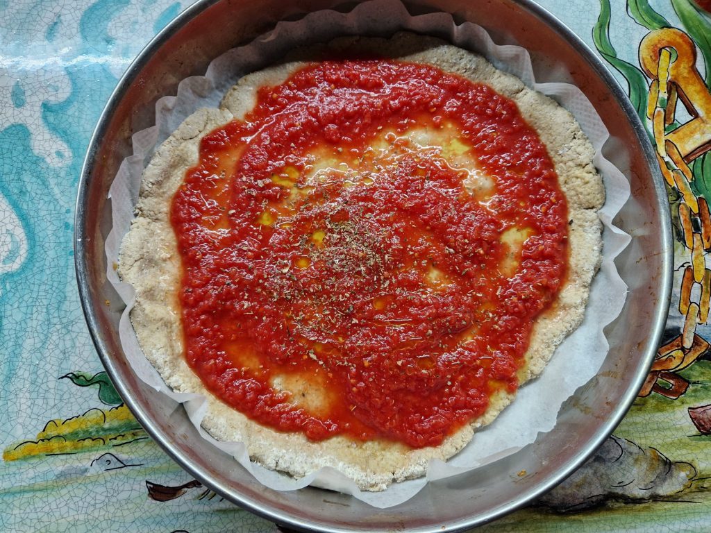 Oat Flour Pizza