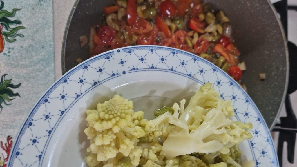 Romanesco Broccoli Mediterranean Style