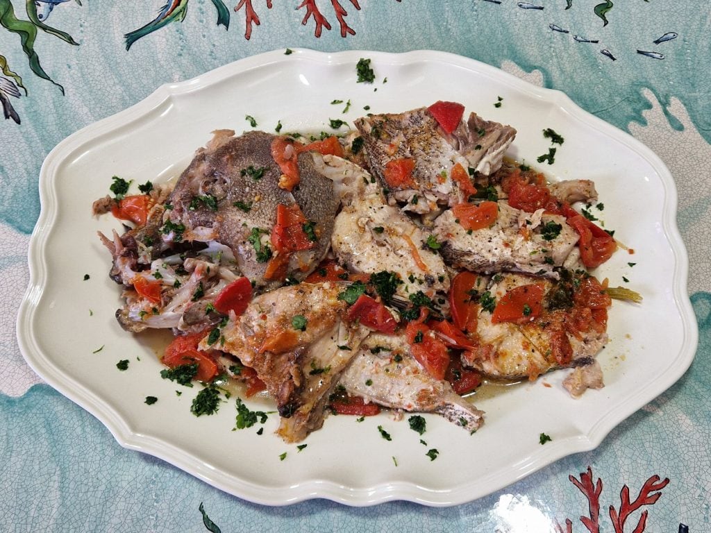 Golden Grouper or Addotto Stew
