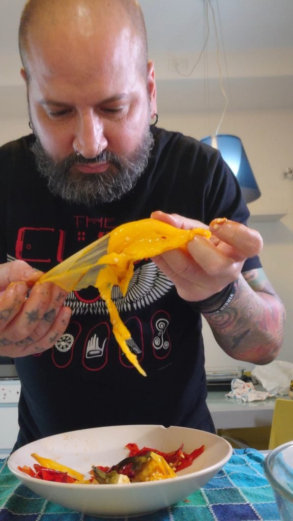 Roasted Peeled Peppers: A Hit! Perfect Peeling Trick