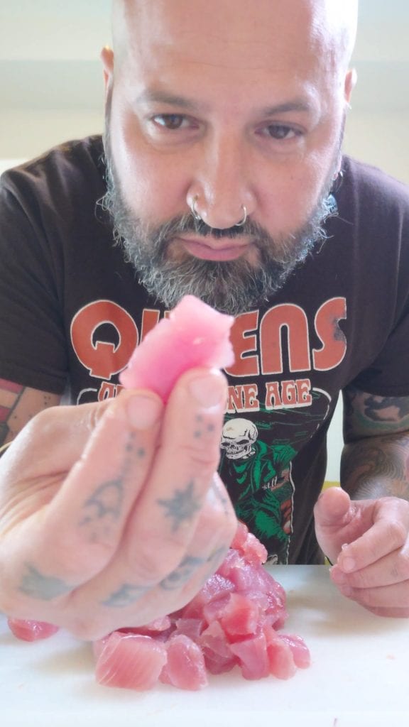 Pasta with Zucchini and Fresh Seared Tuna Quick Summer Recipe