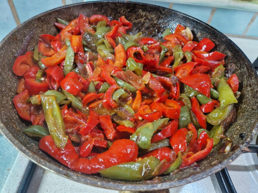 Sweet and Sour Peppers in a Jar