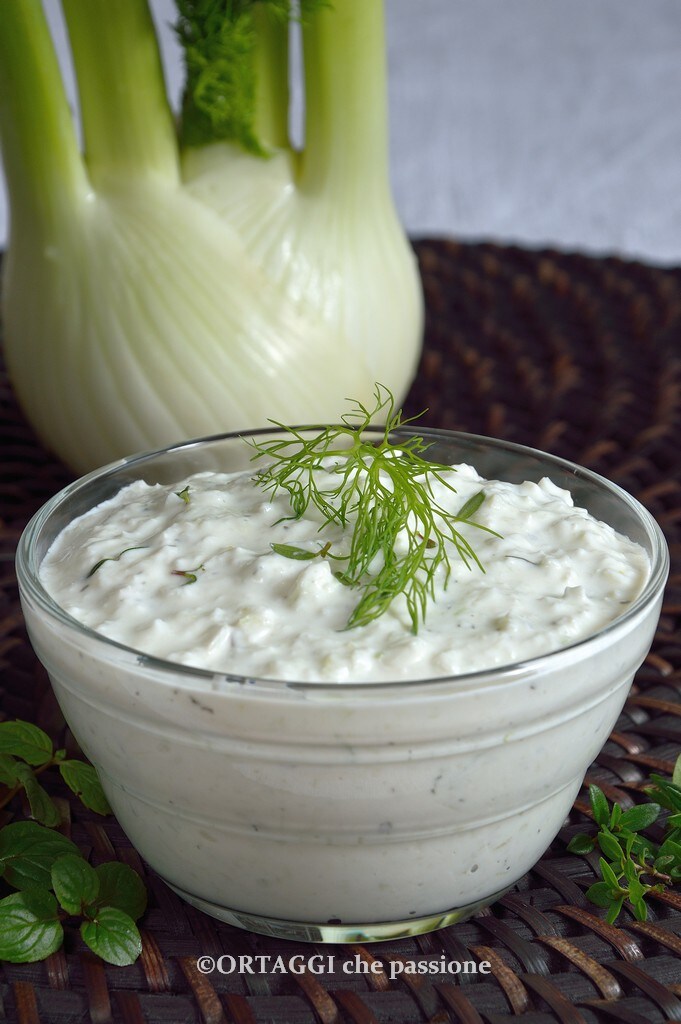 winter tzatziki with fennel
