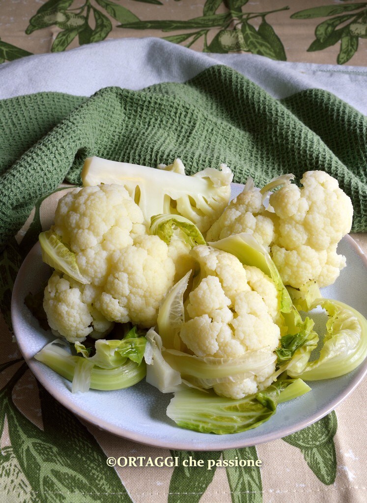 Boiled Cauliflower - Hot or Cold Water